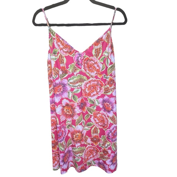 "Jade" Mari Tiered Silk Mini Dress Sz XL - NWOT - Picture 8 of 10